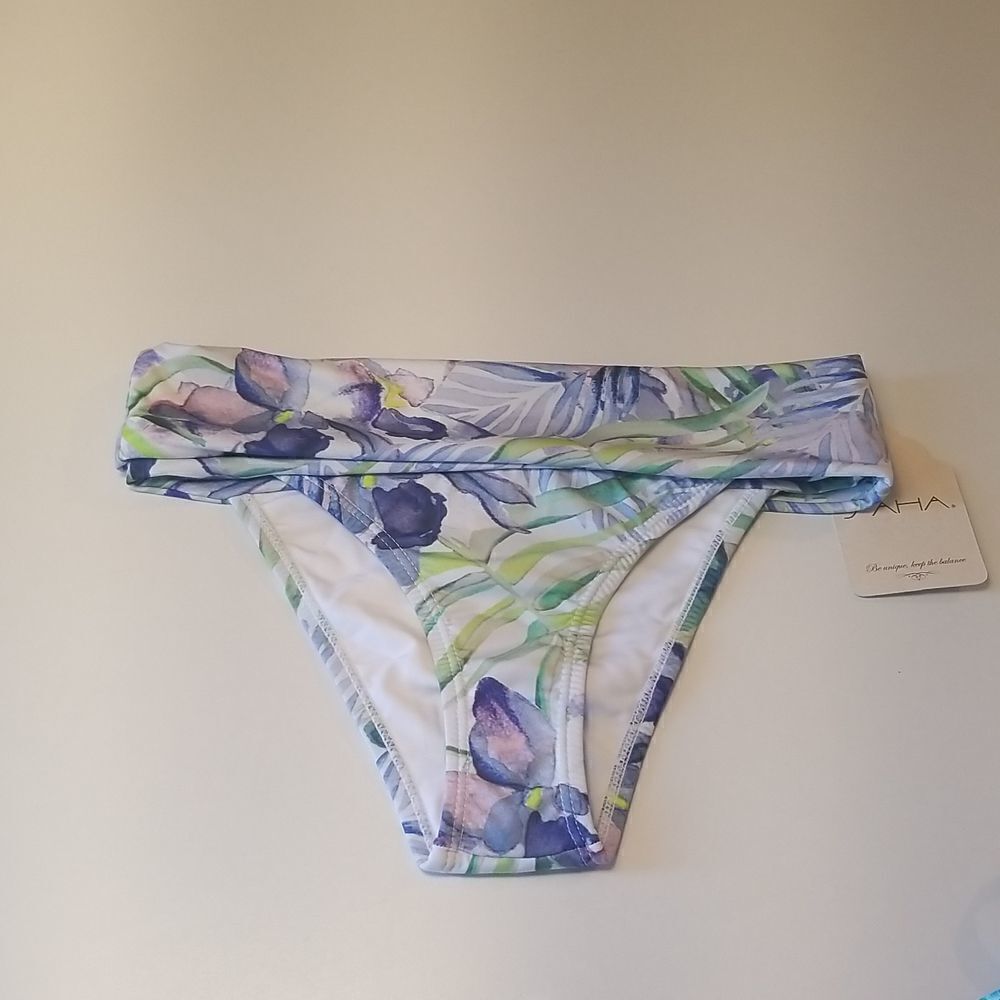 Saha swimwear floral bikini bottom new